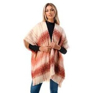 NWT Marcus Adler Ombré Topper Poncho ONE SIZE